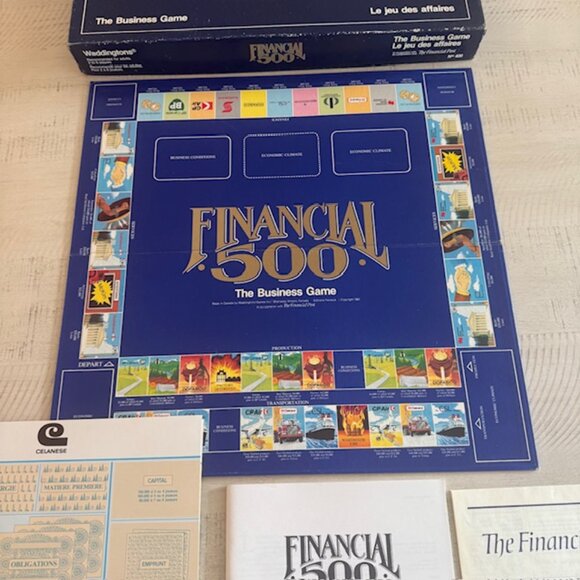 Vintage 1981 Waddingtons Financial 500 (French/English) - Picture 3 of 12